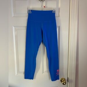 soulcycle lululemon align pants 25” in pipe dream blue size 6!